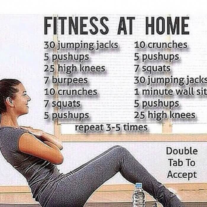 Fitness At Home - Training Routine Sixpack Workout Plan Health